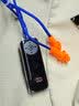 BLU-LES仿工厂劳保耳塞式蓝牙耳机领夹式无线接收器 超长续航大电量 上班车间偷懒隐藏降噪 听歌通话小说 强劲续航.旗舰版+A版 120厘米蓝色 工厂耳机 实拍图