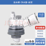 潜水艇（Submarine）厨房下水三通 洗菜盆净水器洗碗机下水管三通接头下水道防臭神器 【7】接水槽+净水器+前置 实拍图