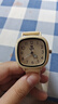 学生手表考试女儿童青少年初高中生公务考试用石英腕表ins 卡其色 实拍图