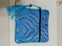 张家大院织锦云锦零钱包中国风特色出国小礼品送老外手工小饰品旅游纪念品 云方包-湖蓝 实拍图