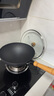 厨源（CULINARY ORIGIN）老板精铁锅不粘锅炒锅不粘锅炒菜锅具健康无涂层圆底锅自带锅盖 实拍图