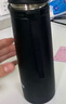 哈尔斯保温杯磁弹泡茶杯316不锈钢磁吸男女士茶水分离水杯子 黑420ml 实拍图