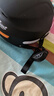 Andes HELMET3c认证电动摩托车头盔男四季女士夏季头盔安全帽四季通用夏天半盔 哑黑黑茶短【升级3C款】 均码 实拍图