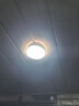 雷雷智光 led人体感应灯声控红外雷达吸顶灯家用楼梯走廊楼道灯过道车库灯 12W 3㎡内适用 声光控12瓦-金线21cm 实拍图