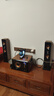 山水（SANSUI）80C 客厅电视环绕影院发烧立体声音响家用投影HIFI重低音炮家庭K歌蓝牙唱歌音箱套装桌面落地式 80C三分频米兰红柚木纹 实拍图