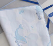 babycare婴儿天丝苎麻凉席宝宝透气凉垫幼儿园抗菌凉席鲸鱼乐车65*120CM 实拍图