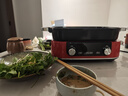 摩飞电器（Morphyrichards）【国家补贴】二代多功能锅 家用电火锅电煮锅电蒸锅 5升分体式蒸煮一体不沾煎烤料理锅MR9099红 实拍图