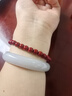 今夕朱砂手串女士手链转运珠佛珠本命年蛇年送女友情侣礼物礼品 6mm朱砂玉葫芦手链女 实拍图