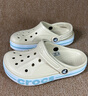 卡骆驰crocs洞洞鞋贝雅卡骆班轻便耐磨一脚蹬休闲鞋|205089 冬日白/彩色-1LI 36 /37(220mm) 实拍图