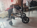 BURIRY电动轮椅老人全自动轻便可折叠旅行老年人专用智能代步车E100L/Y 超轻款丨20AH锂电 实拍图