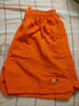 轩莱雅运动短裤男宽松速干薄款三3分4分裤社会男士精神沙滩裤小伙潮流男 桔红色 L 100-115斤 实拍图