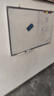 挂式白板黑板家用教学培训磁性小白板黑板墙挂式涂鸦记事板写字板可擦小黑板家用可移除白班写字板 60*90cm双白板+12贴6笔2钉1擦1笔拖 实拍图