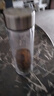 【⭐京东物流配送】高硼硅双层玻璃杯大容量泡茶杯水杯子茶水分离 【双层加厚】茶杯 350ml 1只 实拍图