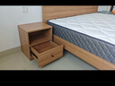 全友家居 北欧原木风卧室单人床1.5x2米现代简约板式家用大床国家补贴 实拍图