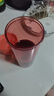 特百惠（Tupperware）正品水杯500ml茶韵随心杯密封防漏塑料杯运动泡茶杯男女学生杯子 西柚红 500ml 实拍图