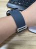 MSSM适用苹果手表表带apple watch爱马仕款iwatch S11小牛皮真皮表带ultra3/2/S10/9/Se3商务表带 深蓝 实拍图
