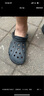 卡骆驰crocs洞洞鞋贝雅男鞋女鞋轻便耐磨一脚蹬拖鞋休闲鞋|10126 深蓝-410 45 (290mm) 实拍图