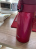 膳魔师（THERMOS）进口保温保冷杯不锈钢JNL-350车载男女情侣儿童水杯子小巧随手杯 JNL-352-SBR 樱桃红 350ml 实拍图