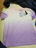 小猪班纳儿童短袖T恤夏季2025新款男童冰丝运动上衣防晒女童轻薄满印半袖 【男女同款】浅紫/纯色 140 （体重56-68） 实拍图
