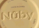 Nuby努比儿童保温杯带吸管便携水壶小学生吸管杯 黄色小熊 300ml 实拍图