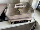 美的（Midea）电火锅多功能锅火锅专用锅料理锅鸳鸯锅烤肉锅0氟钛陶电热锅电煮锅8L多用途锅HGS352866S 实拍图