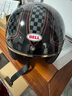 BELL经典复古3/4头盔Custom500四季碳纤维摩托车机车头盔骑行通风透气 Custom500-格子黑金 XXL码(适合59-61cm头围) 实拍图