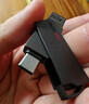 海康威视（HIKVISION）128GB Type-C USB3.2双接口手机U盘小巧迷你X327C 读速200MB/s 华为小米苹果手机电脑两用高速优盘 实拍图