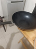 万家全炒锅带盖 麦饭石色不粘锅32cm 铁锅煎锅炒菜锅电磁炉燃气灶通用 盖子+锅铲 适用3-5人 32cm 实拍图
