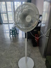 美的（Midea）【飓风节能】七叶柔风立式电风扇/家用轻音落地扇/台式小型风扇/大风力遥控定时摇头风扇SAH35BSJ 实拍图
