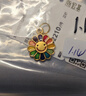 潮宏基 趣玩 太阳花黄金吊坠女士5D硬金足金转运珠生日礼物女情人节礼物 大版-单吊坠（不含项链） 实拍图