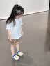 泰兰尼斯夏季儿童拖鞋洞洞鞋男童女宝宝凉鞋包头沙滩鞋 米白27 实拍图