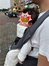 babycare腰凳婴儿背带 溜娃抱娃神器 宝宝前后抱式多功能减震轻薄轻便 卡斯尔灰【透气款】 解放双手 实拍图