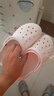 卡骆驰crocs贝雅云彩女士洞洞鞋户外休闲鞋|208186 白色-100(含智必星) 36 (230mm) 37 实拍图