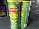 乐事（Lay's）无限薯片 翡翠黄瓜味 104克*2罐 208克 休闲零食 膨化食品 实拍图