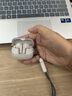 漫步者（EDIFIER）【王一博代言】FitBuds Pro真无线主动降噪蓝牙耳机太空舱入耳式低延迟轻奢学生音乐游戏运动礼物 【皮革纹理设计】晨曦白 实拍图