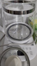美的（Midea）家用养生壶 1.5L全自动玻璃烧水壶 多段保温电热水壶 一体恒温煮茶壶 轻音柔声炖煮智能预约 升级新品【玻璃壶盖】YS15P202 1.5L 实拍图