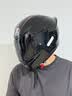 AGV K1S摩托车机车全盔秋冬季仿赛四季全覆式跑盔男女安全头盔3C认证 亮黑色 XL码(适合59-61cm的头围) 实拍图