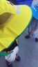 kocotree儿童防晒帽夏宝宝遮阳帽男童女童渔夫太阳帽子防紫外线大帽檐 天蓝恐龙 M码：头围51-52CM，建议2-5岁 实拍图