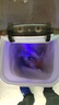 YANGZI扬子迷你洗衣机全自动小型内衣内裤懒人洗衣机洗脱一体学生宿舍儿童婴儿洗袜子机带脱水租房半自动 白8KG【六代升级电机+不锈钢甩桶+蓝光】 实拍图