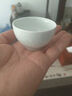 末都景德镇手工影青瓷主人杯单个杯家用雕刻陶瓷功夫茶具兰茶杯品茗杯 梅款（50ml）景德镇制 实拍图
