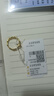 周六福彩宝碧玺黄金足金戒指生日礼物送女友J0212468 约1.93g 12号 实拍图