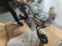 飞鸽新国标电动自行车铅酸锂电成人男女轻便踏板长续航老人两轮电瓶车 陶瓷白【全国联保/智能快充/防爆抗寒】 【铅酸】12A载能-助力续航65公里 实拍图