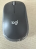 罗技（Logitech）M185鼠标 无线鼠标 办公鼠标 对称鼠标 黑色灰边 带无线2.4G接收器 实拍图