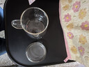 忆壶茶（YIHUTEA）玻璃杯茶杯茶具加厚耐热水杯子办公杯喝泡茶绿茶杯男女牛奶咖啡杯 s-06 360ml 实拍图