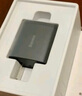 倍思双口充电头USB插座多口快充5V2A/1A充电器插头 适用iPhone15/14/13华为小米安卓手机iPad平板 黑 实拍图