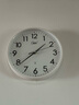 康巴丝（Compas）挂钟客厅时钟钟表挂墙自动对时电波钟 C6866 白色30cm  实拍图