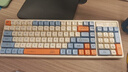 狼途（LANGTU）GK102星海三模机械键盘  游戏键盘 102键混光背光键盘 游戏办公吃鸡键盘 金轴 实拍图