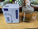 喜碧（Scybe）茶杯耐热玻璃杯办公杯玻璃茶杯带盖把手杯玻璃水杯格隆380ml 2只 实拍图