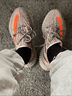阿迪达斯三叶草YeezyBoost椰子350V2女鞋灰橙跑步鞋HQ7045UK5.5码38.5 实拍图