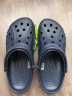 卡骆驰crocs洞洞鞋贝雅男鞋女鞋轻便耐磨一脚蹬拖鞋休闲鞋|10126 军绿色-309 41 /42(260mm) 实拍图
